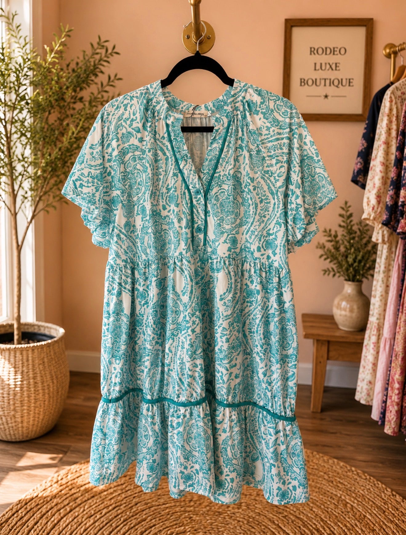 Southern Breeze Paisley Dress